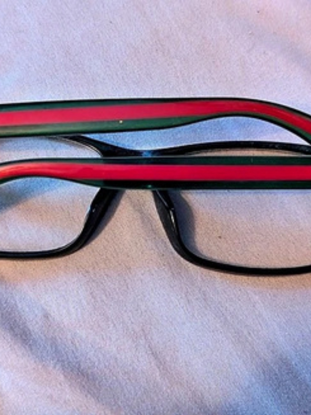 Gucci XB0048LSMK Color Block Glasses Black & Red